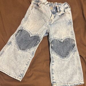 GAP Kids Light Blue Heart Patch Jeans